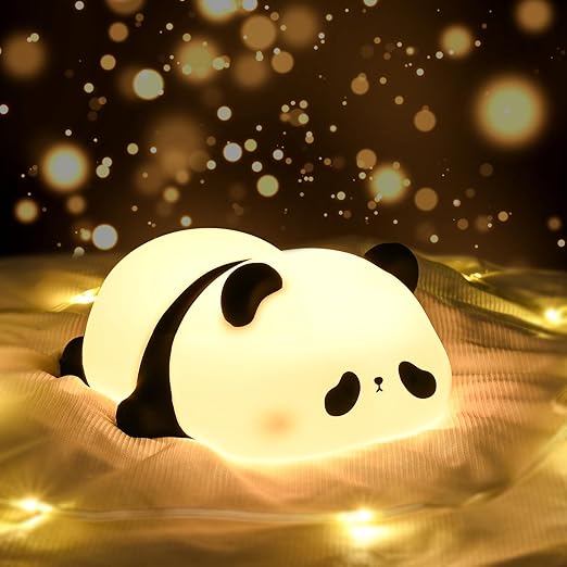 Sleeping panda lamp